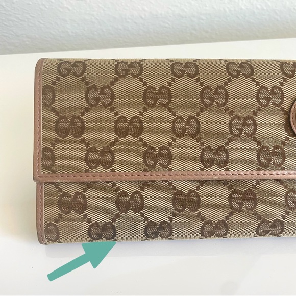 GUCCI Long Wallet ♡ Heart Detail ♡ Rose Gold ♡ W/Box ☆ Y2K ☆ - Picture 8 of 16